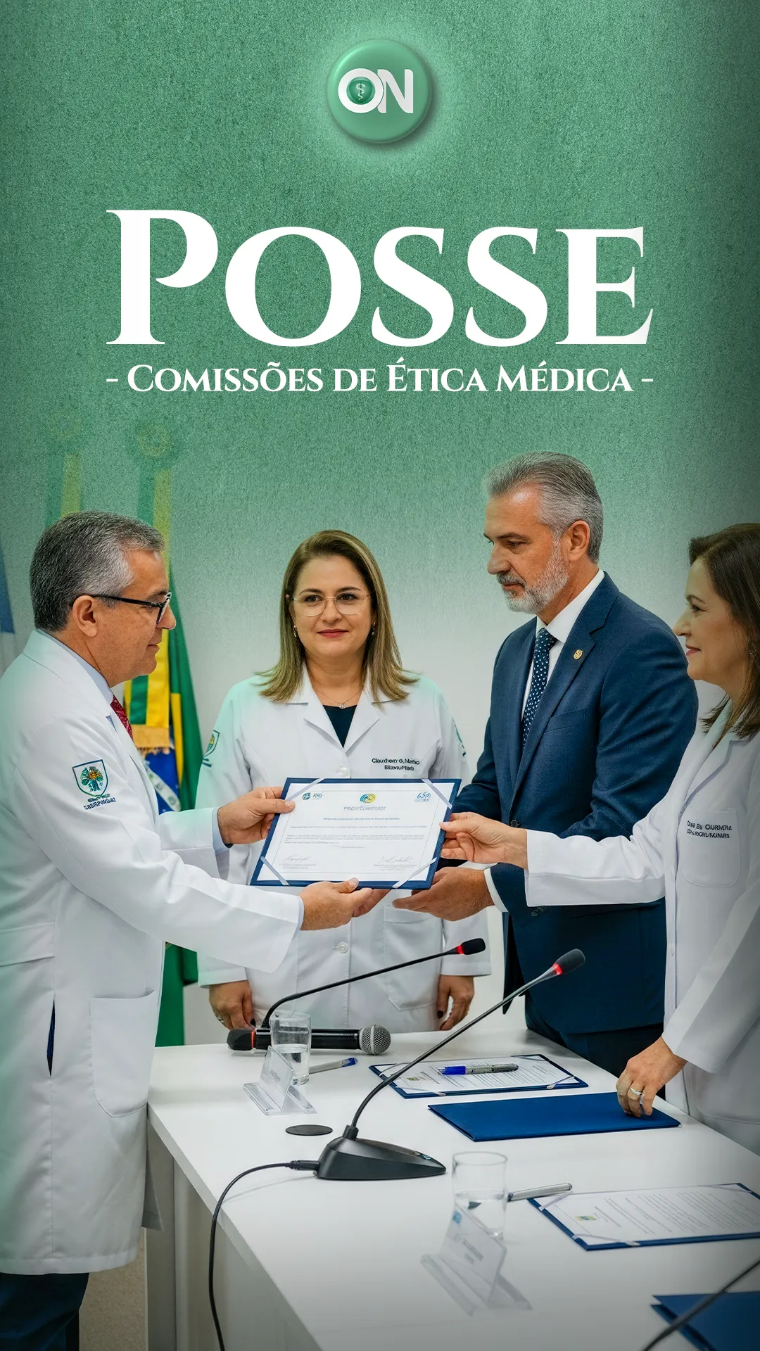 Posse da Comissão de Ética Médica da Maternidade Flávio Ribeiro Coutinho